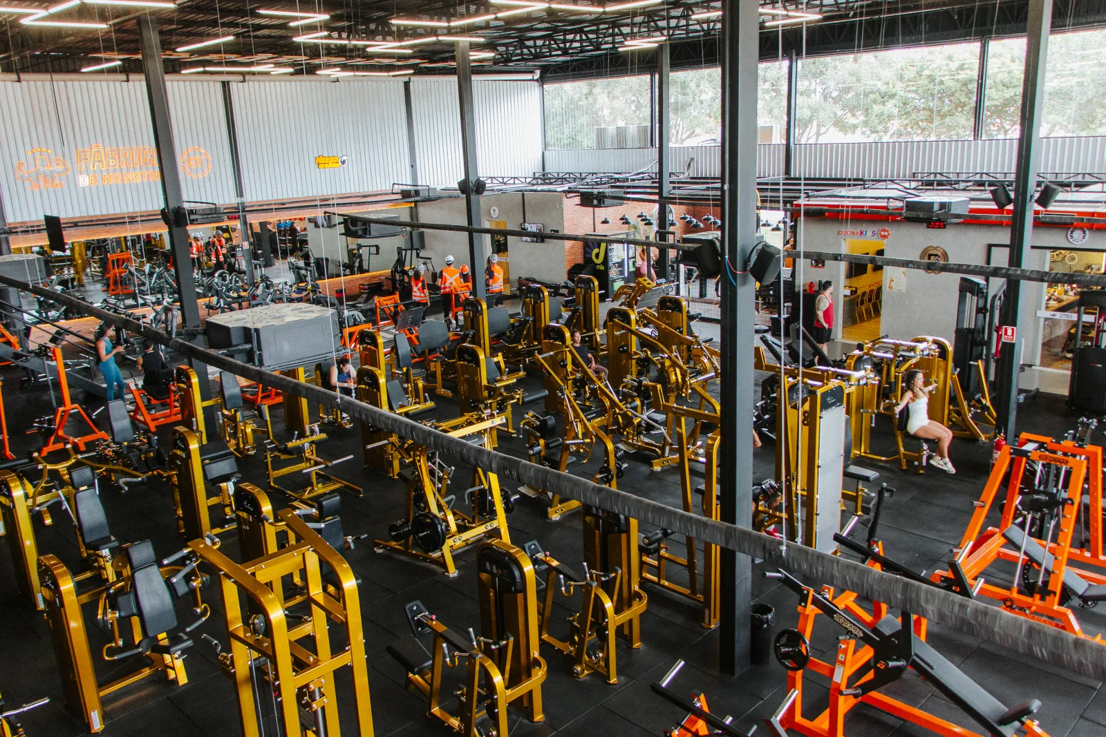 Área de musculação da Fábrica CT Ceilândia